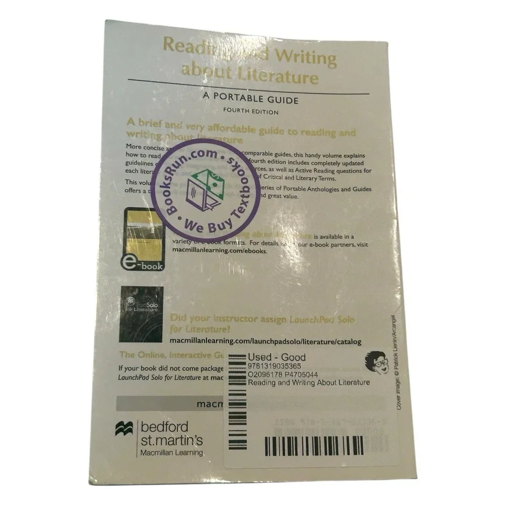 Reading and Writing About Literature - Paperback By Gardner, Janet E. VERY GOOD